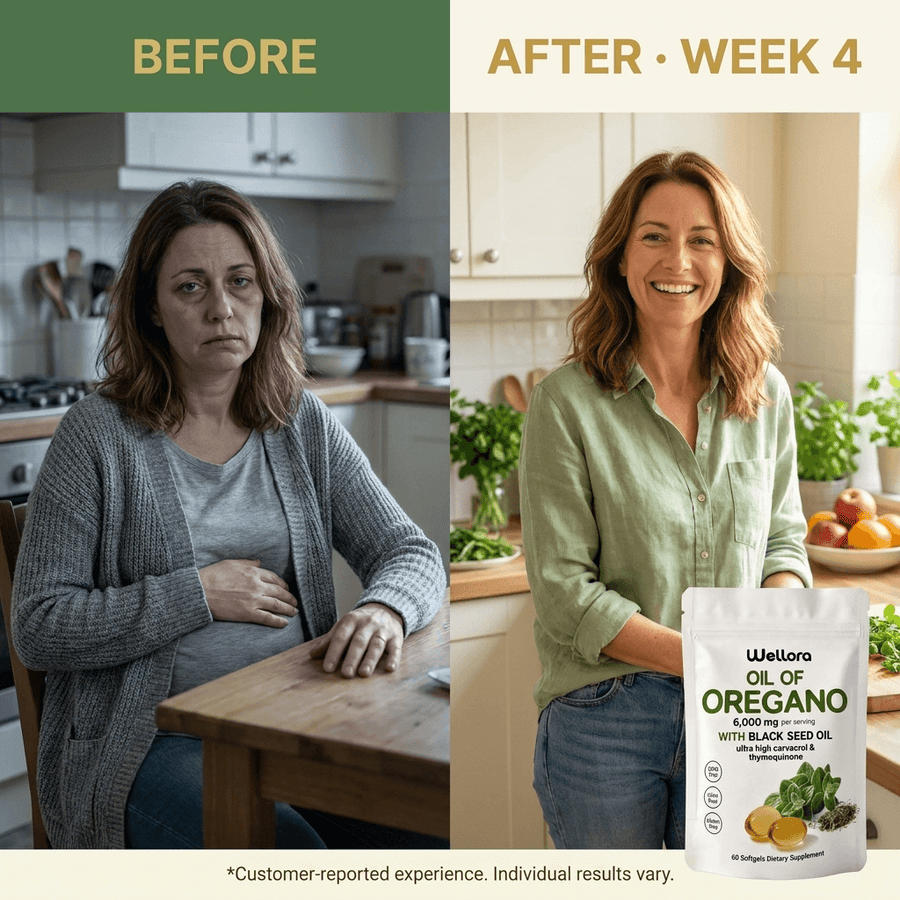 Wellora® Oil of Oregano Softgels - Daily Gut & Immune Defense - 7